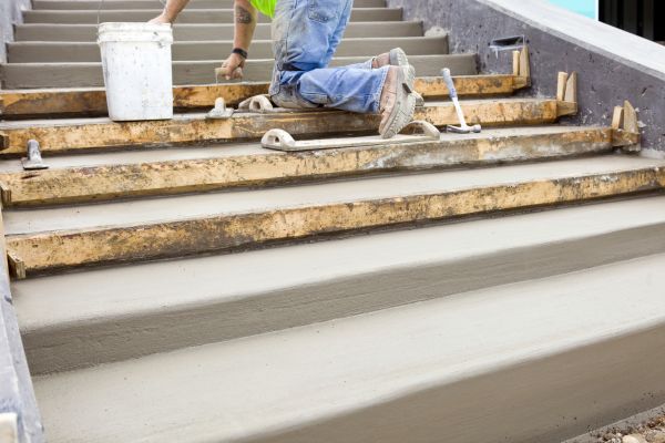 Concrete Steps Pouring in Columbus