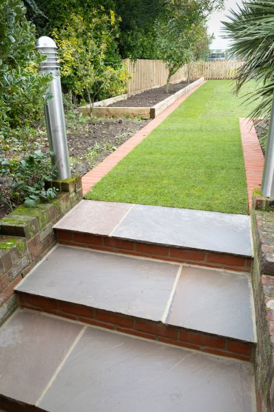 Backyard Steps Installation in Columbus