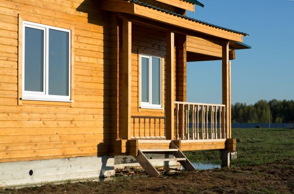 Cabin Footing Construction in Columbus