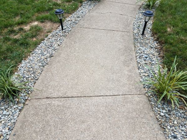Cement Path Construction in Columbus