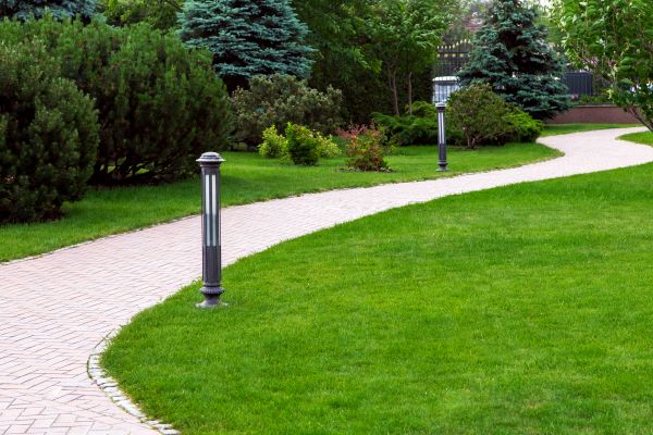 Backyard Sidewalk Installation in Columbus